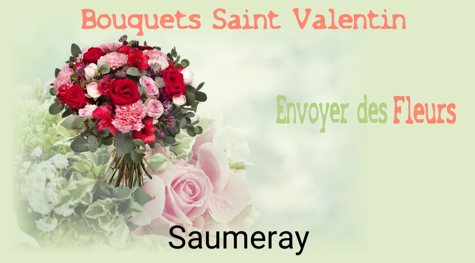 Roses de Saint-Valentin livrées à Saumeray